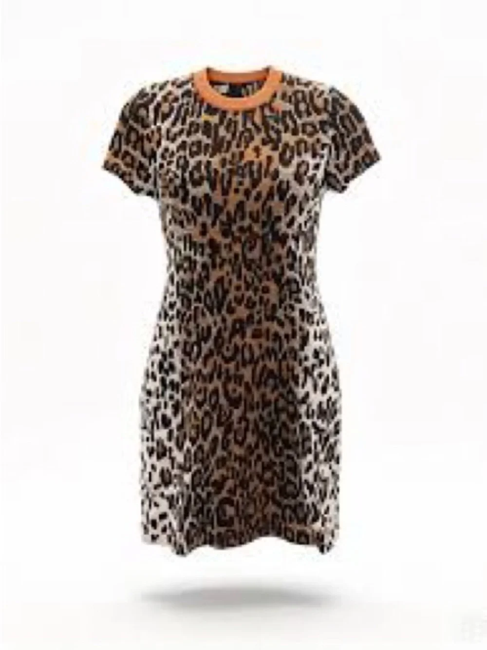 ‼️WOW‼️🖤🧡🤎Stella McCartney Leopard dress! IT 40 NWOT!